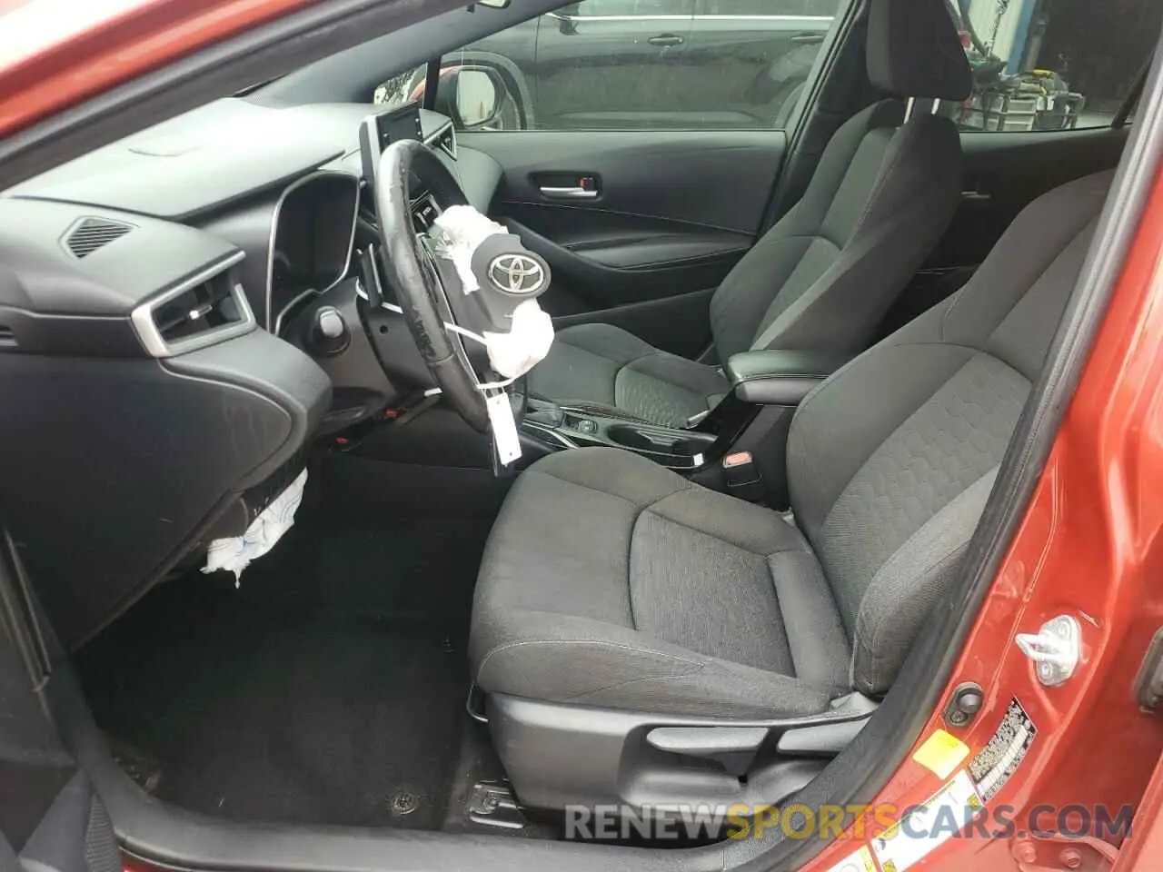 7 fotografías del automóvil dañado JTNK4RBE6K3011690 TOYOTA COROLLA 2019