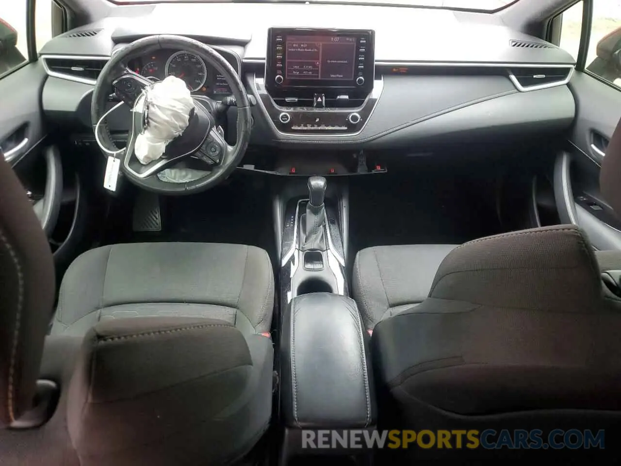 8 fotografías del automóvil dañado JTNK4RBE6K3011690 TOYOTA COROLLA 2019