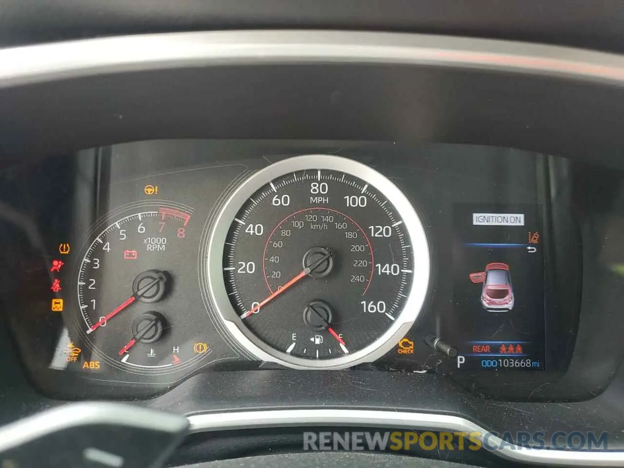 9 fotografías del automóvil dañado JTNK4RBE6K3011690 TOYOTA COROLLA 2019