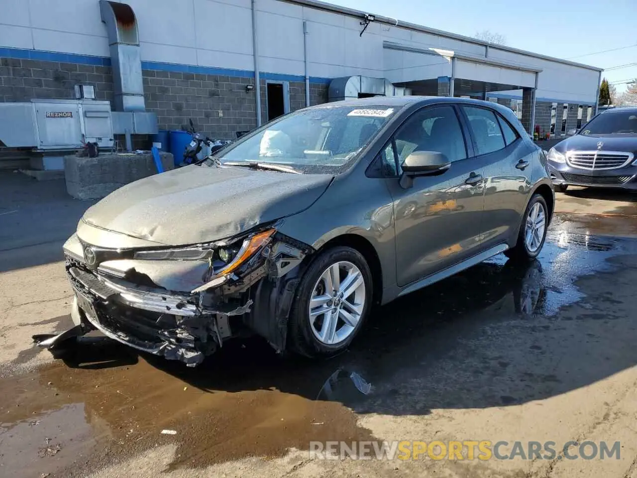 1 fotografías del automóvil dañado JTNK4RBE6K3039604 TOYOTA COROLLA 2019