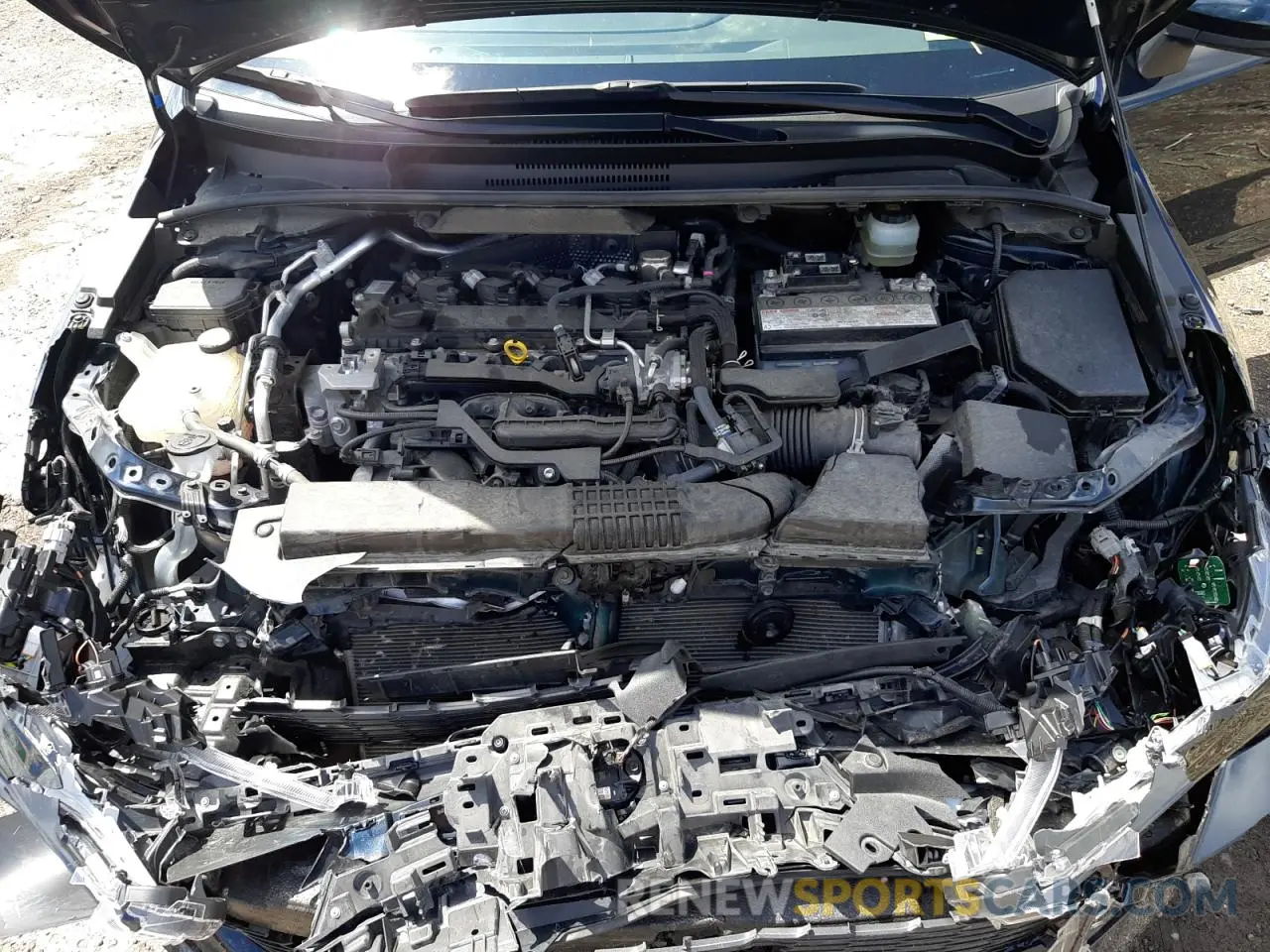 7 fotografías del automóvil dañado JTNK4RBE6K3044107 TOYOTA COROLLA 2019
