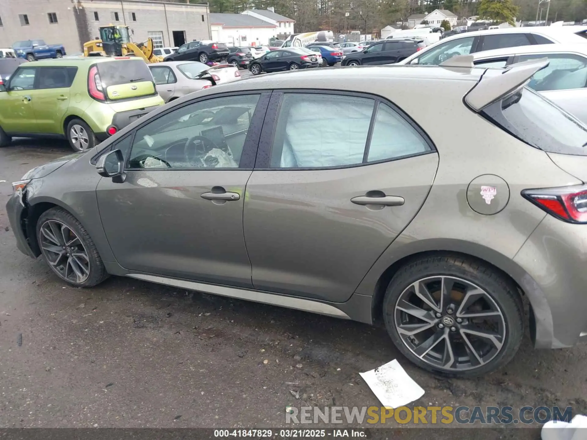 14 fotografías del automóvil dañado JTNK4RBE6K3044494 TOYOTA COROLLA 2019