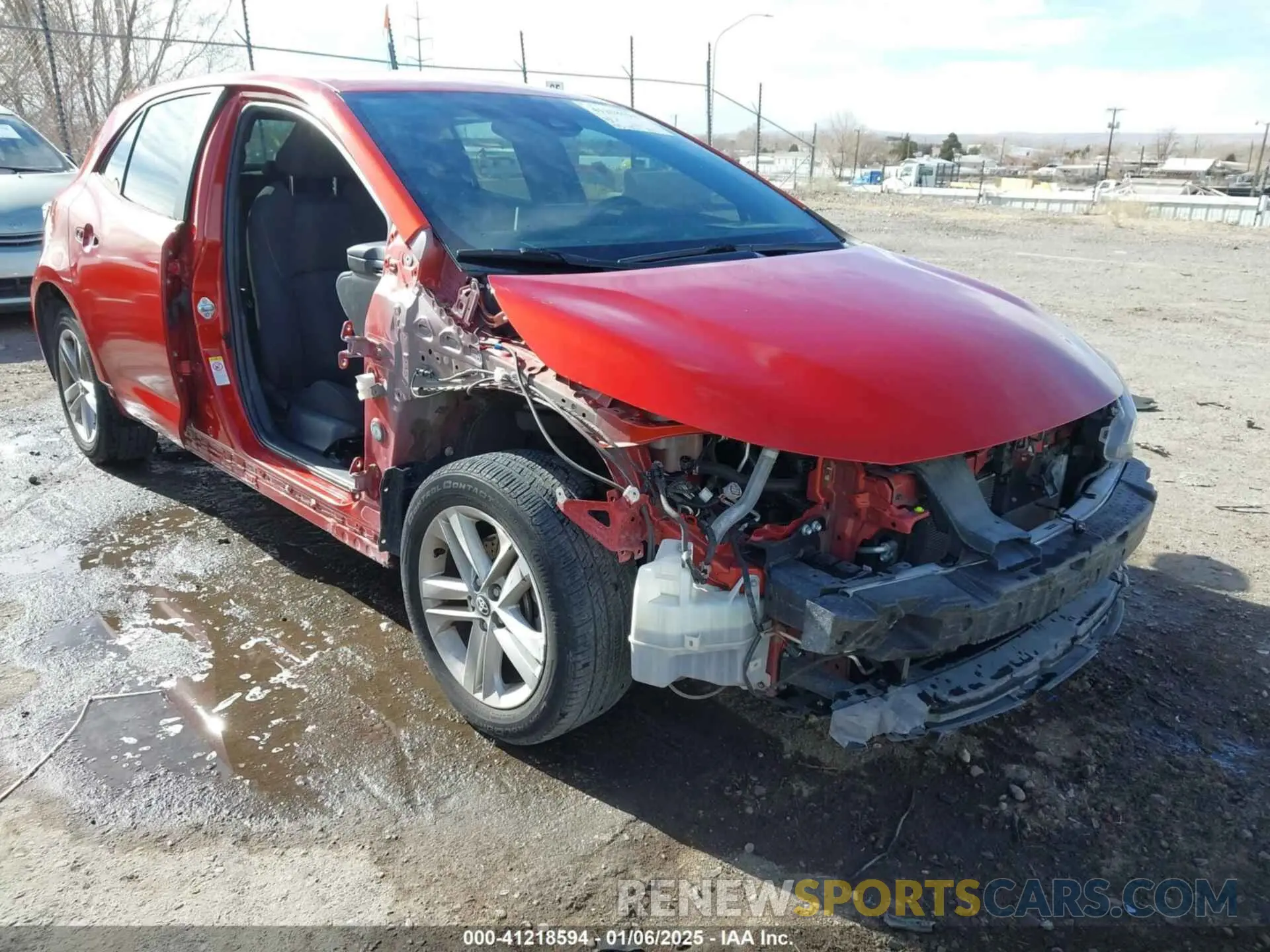 6 fotografías del automóvil dañado JTNK4RBE6K3054393 TOYOTA COROLLA 2019