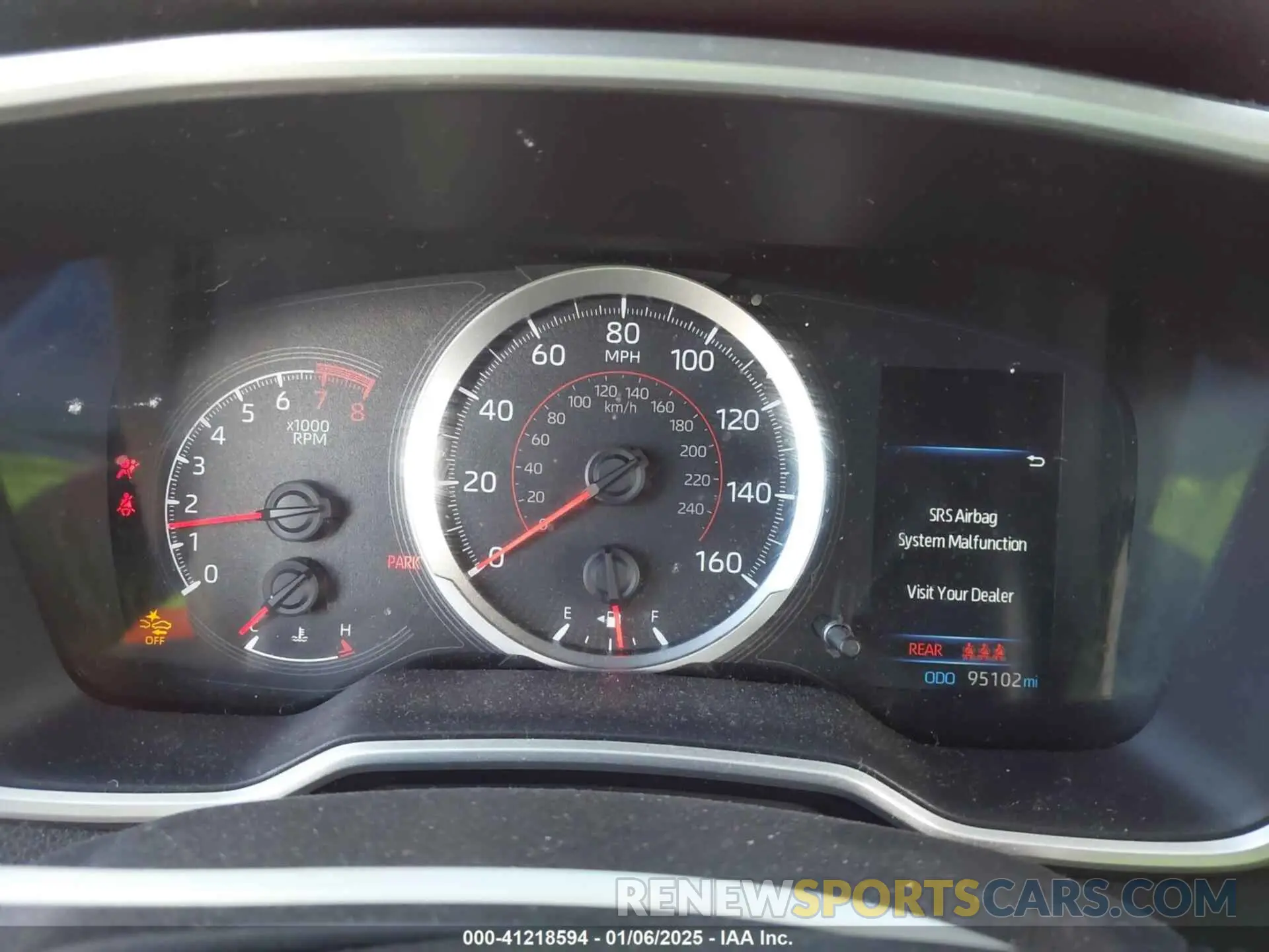 7 fotografías del automóvil dañado JTNK4RBE6K3054393 TOYOTA COROLLA 2019
