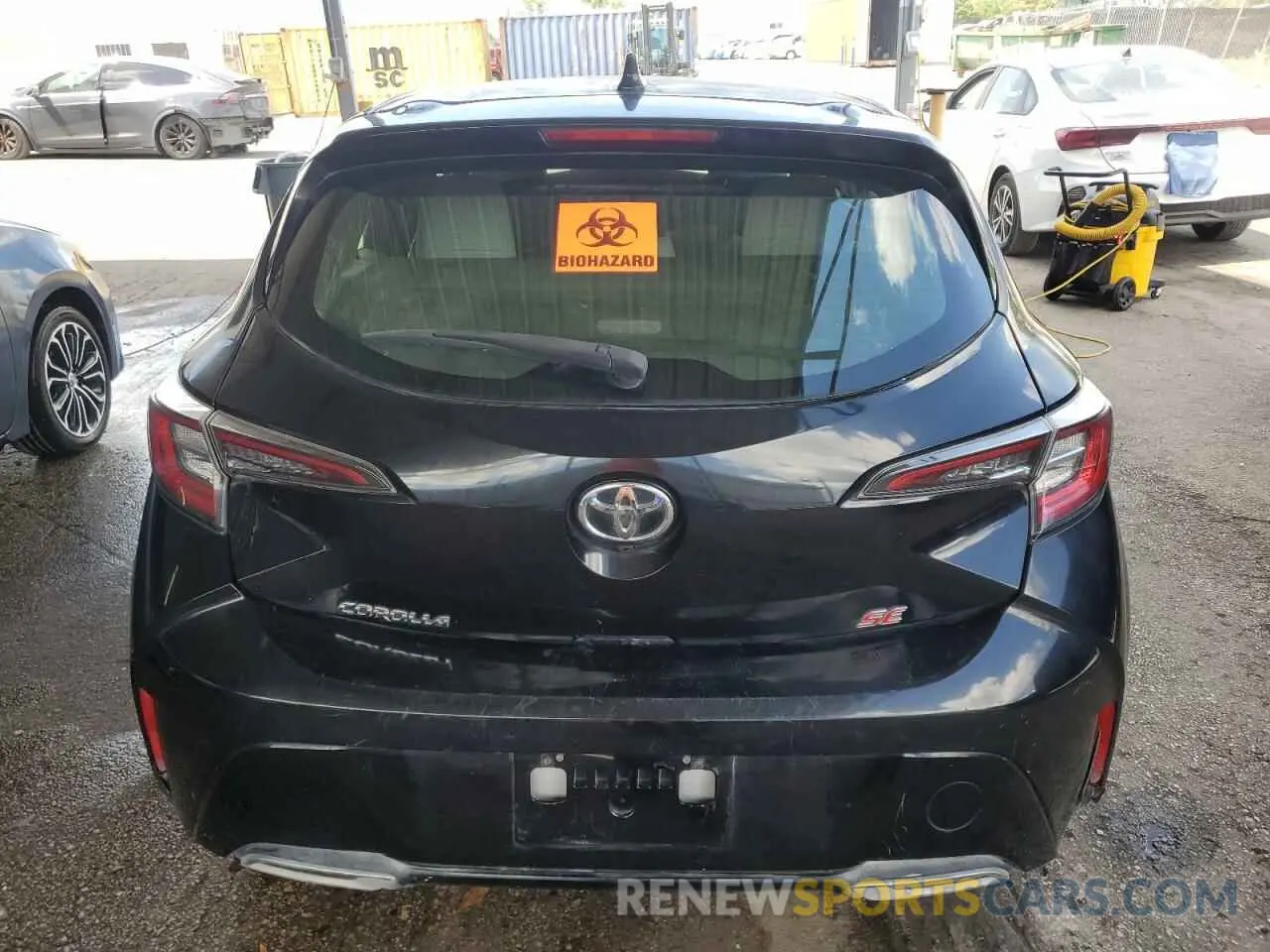 6 fotografías del automóvil dañado JTNK4RBE7K3013562 TOYOTA COROLLA 2019