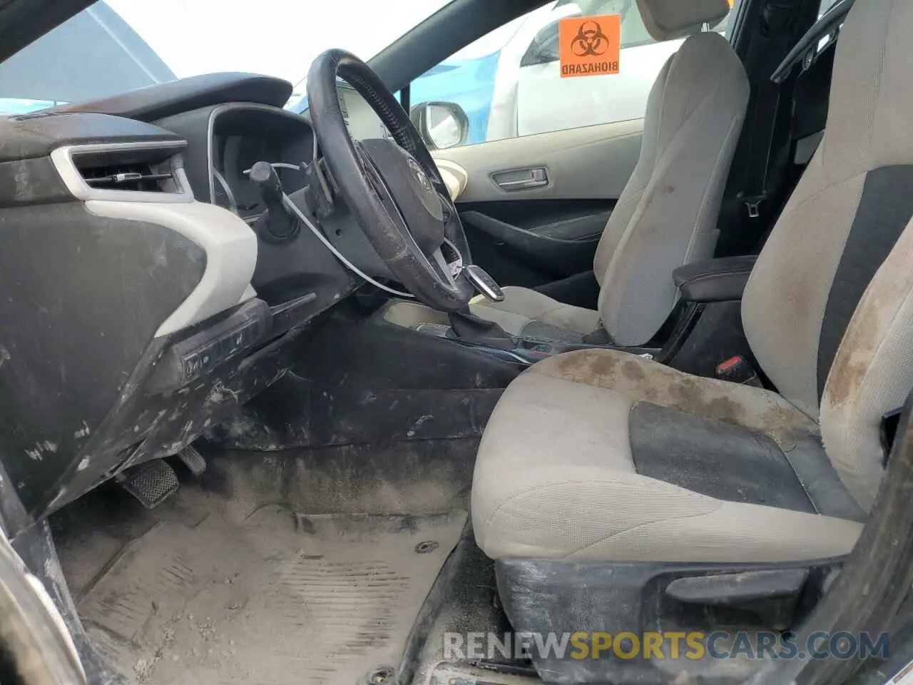 7 fotografías del automóvil dañado JTNK4RBE7K3013562 TOYOTA COROLLA 2019