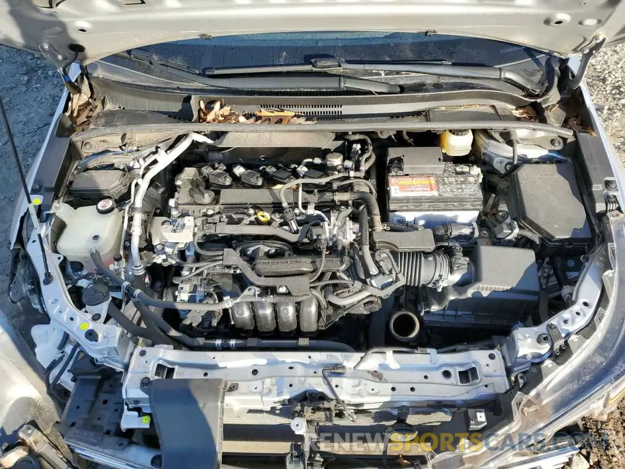 11 fotografías del automóvil dañado JTNK4RBE7K3045458 TOYOTA COROLLA 2019