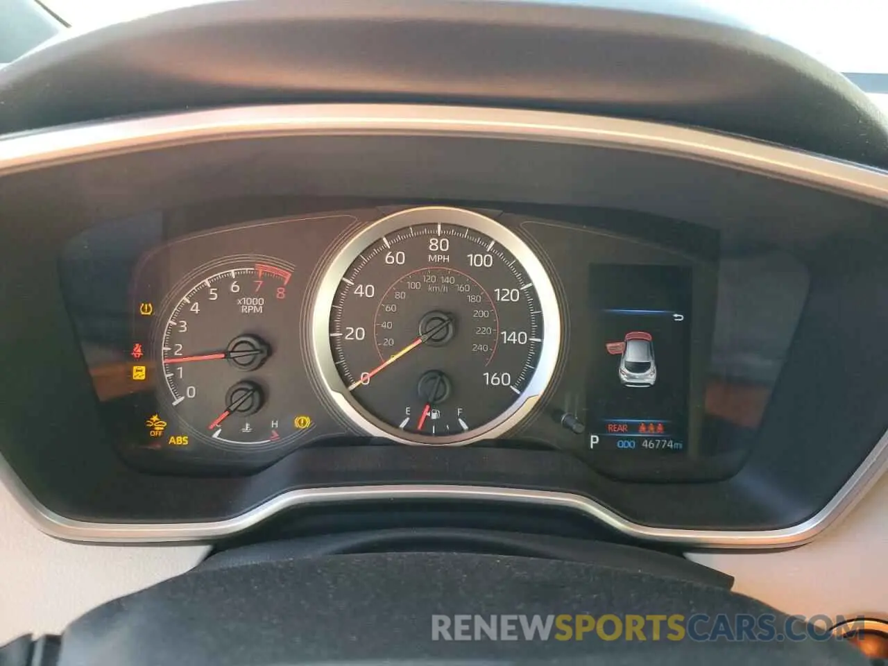 9 fotografías del automóvil dañado JTNK4RBE7K3045458 TOYOTA COROLLA 2019