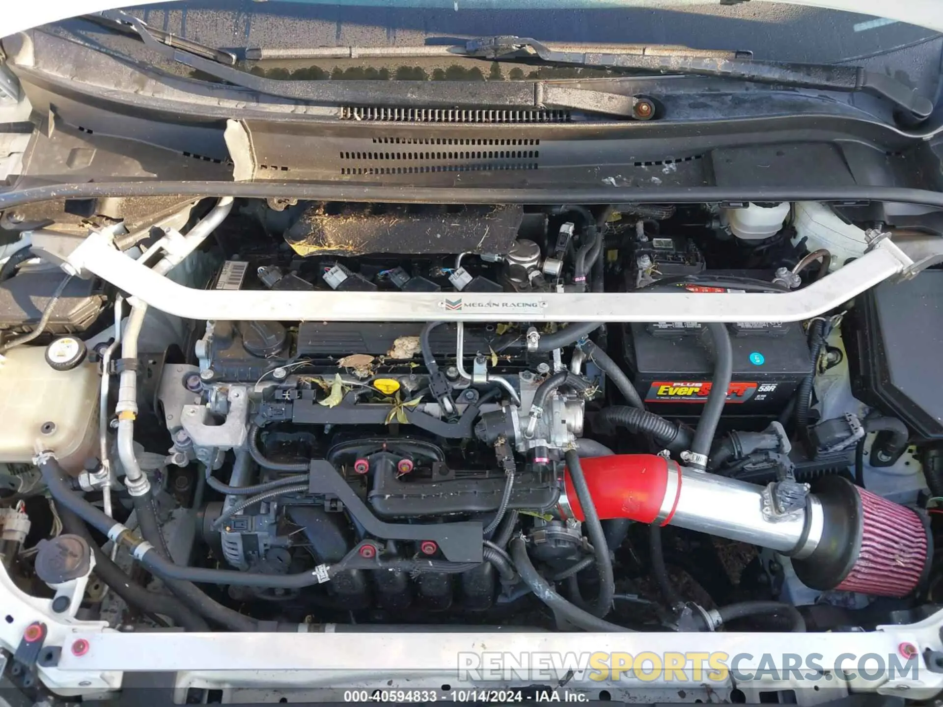 10 fotografías del automóvil dañado JTNK4RBE7K3047856 TOYOTA COROLLA 2019