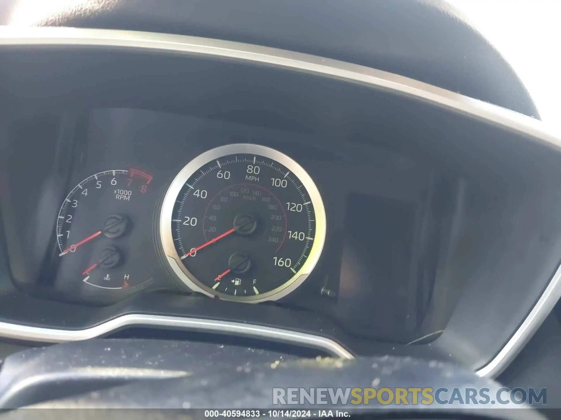 7 fotografías del automóvil dañado JTNK4RBE7K3047856 TOYOTA COROLLA 2019