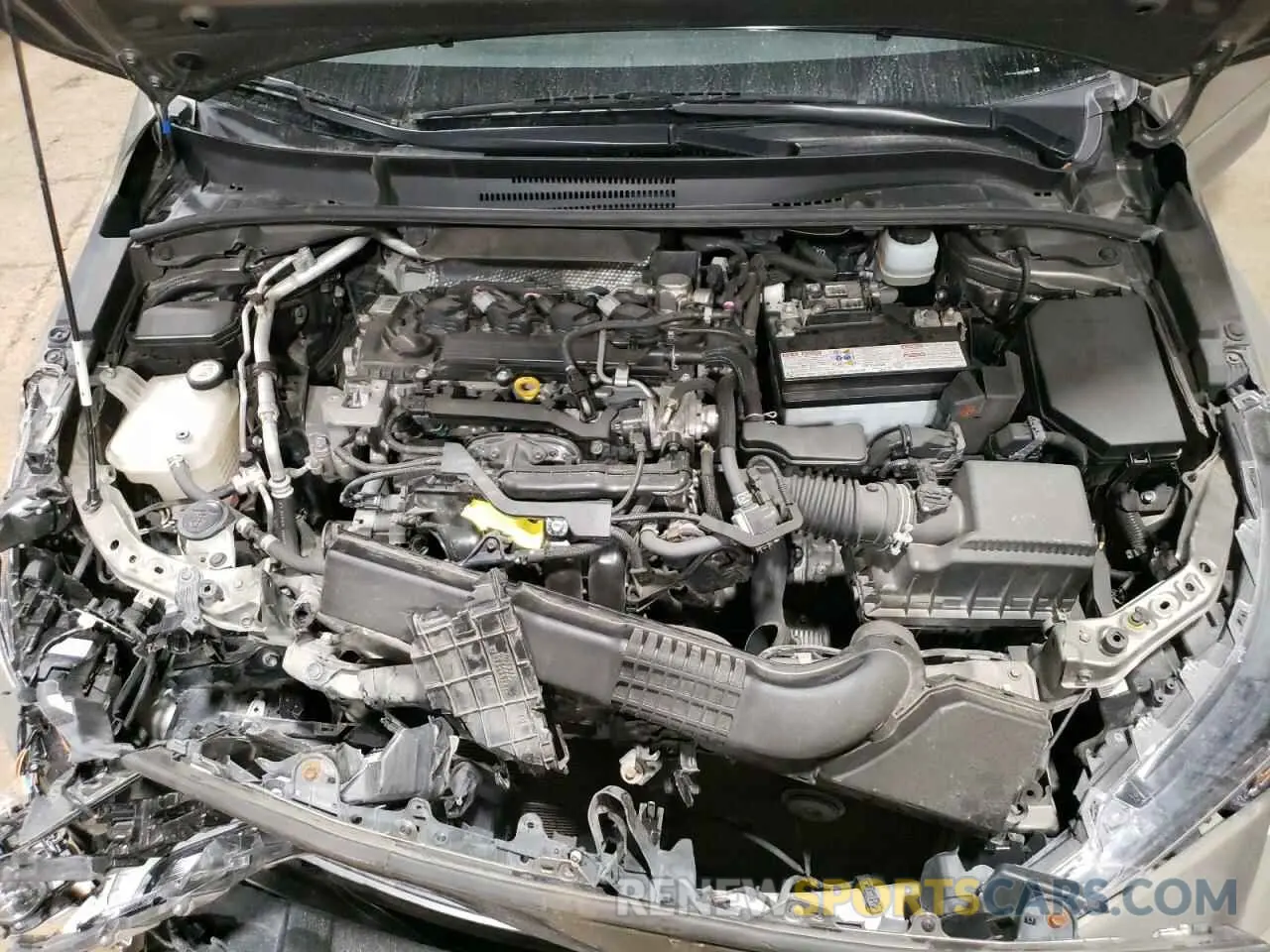 11 fotografías del automóvil dañado JTNK4RBE7K3050806 TOYOTA COROLLA 2019
