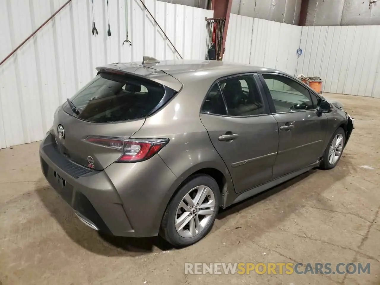 3 fotografías del automóvil dañado JTNK4RBE7K3050806 TOYOTA COROLLA 2019