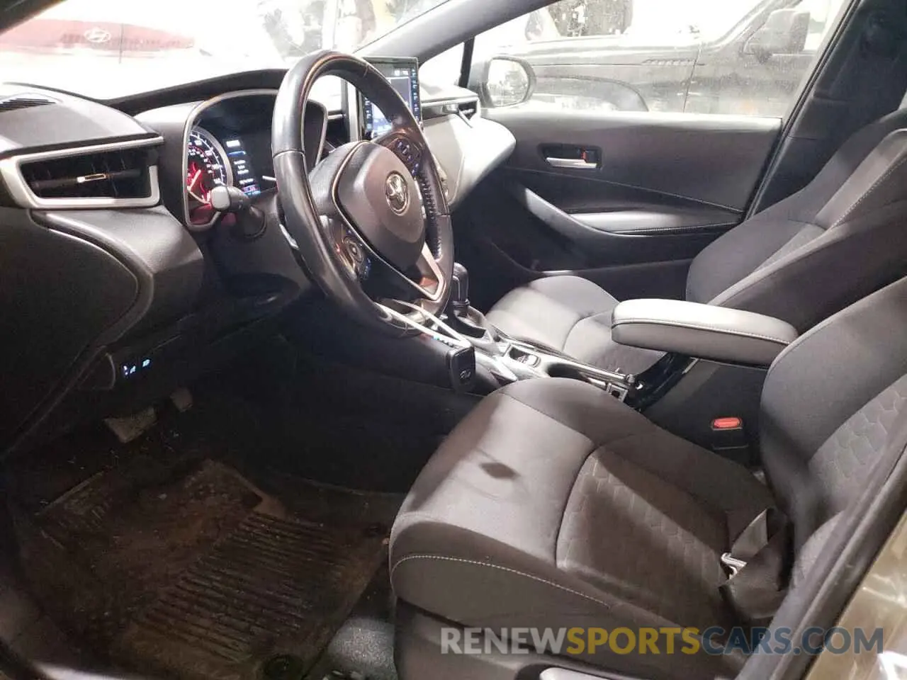 7 fotografías del automóvil dañado JTNK4RBE7K3050806 TOYOTA COROLLA 2019