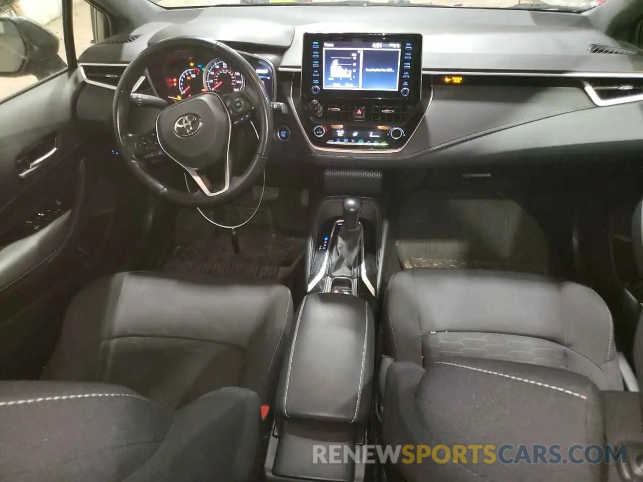 8 fotografías del automóvil dañado JTNK4RBE7K3050806 TOYOTA COROLLA 2019
