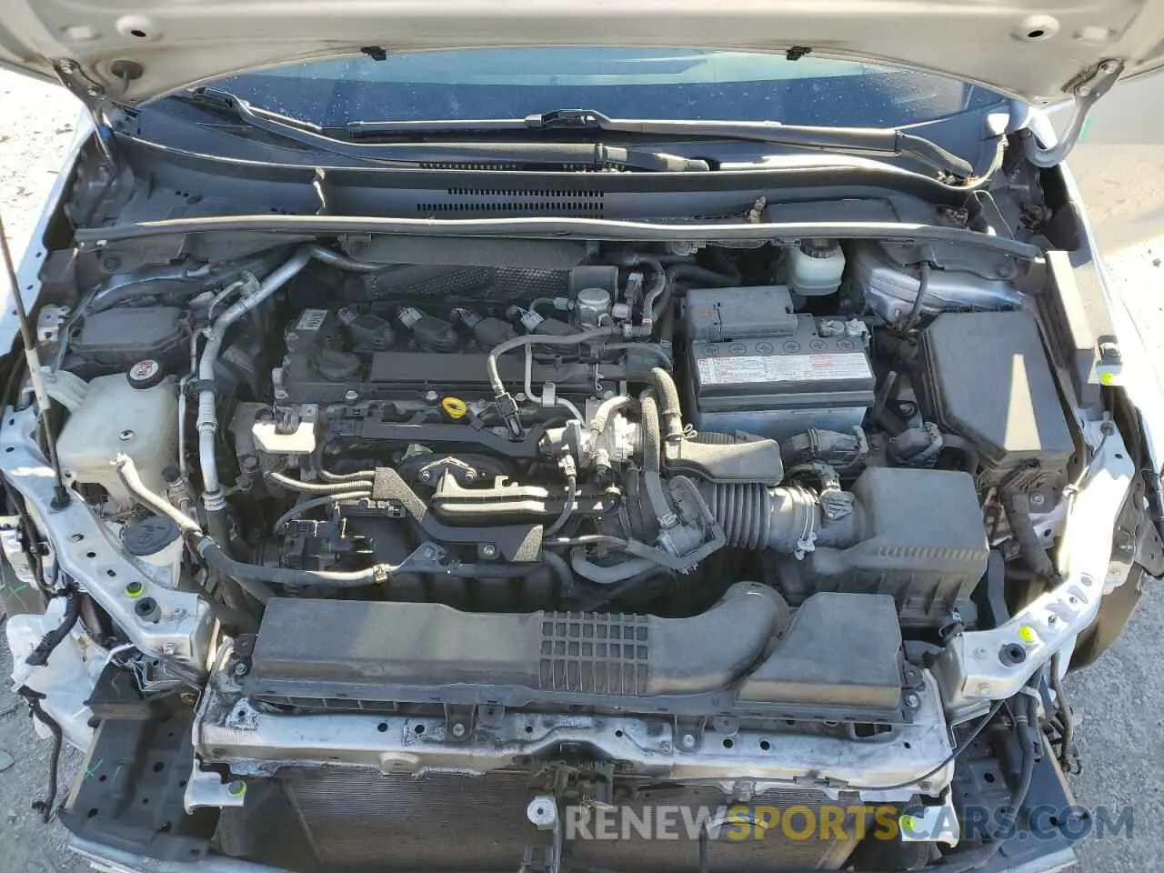 11 fotografías del automóvil dañado JTNK4RBE7K3053673 TOYOTA COROLLA 2019