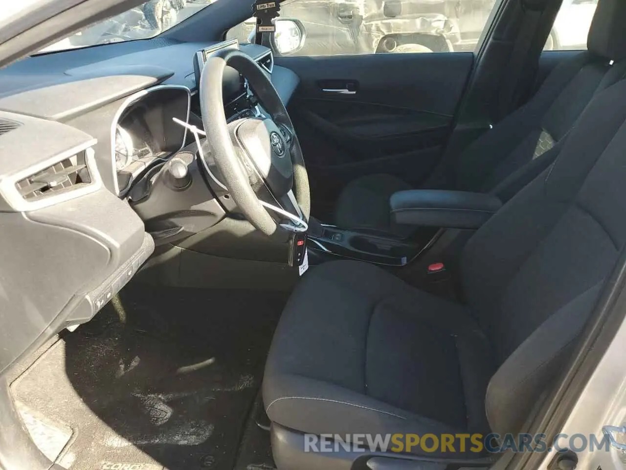 7 fotografías del automóvil dañado JTNK4RBE7K3053673 TOYOTA COROLLA 2019