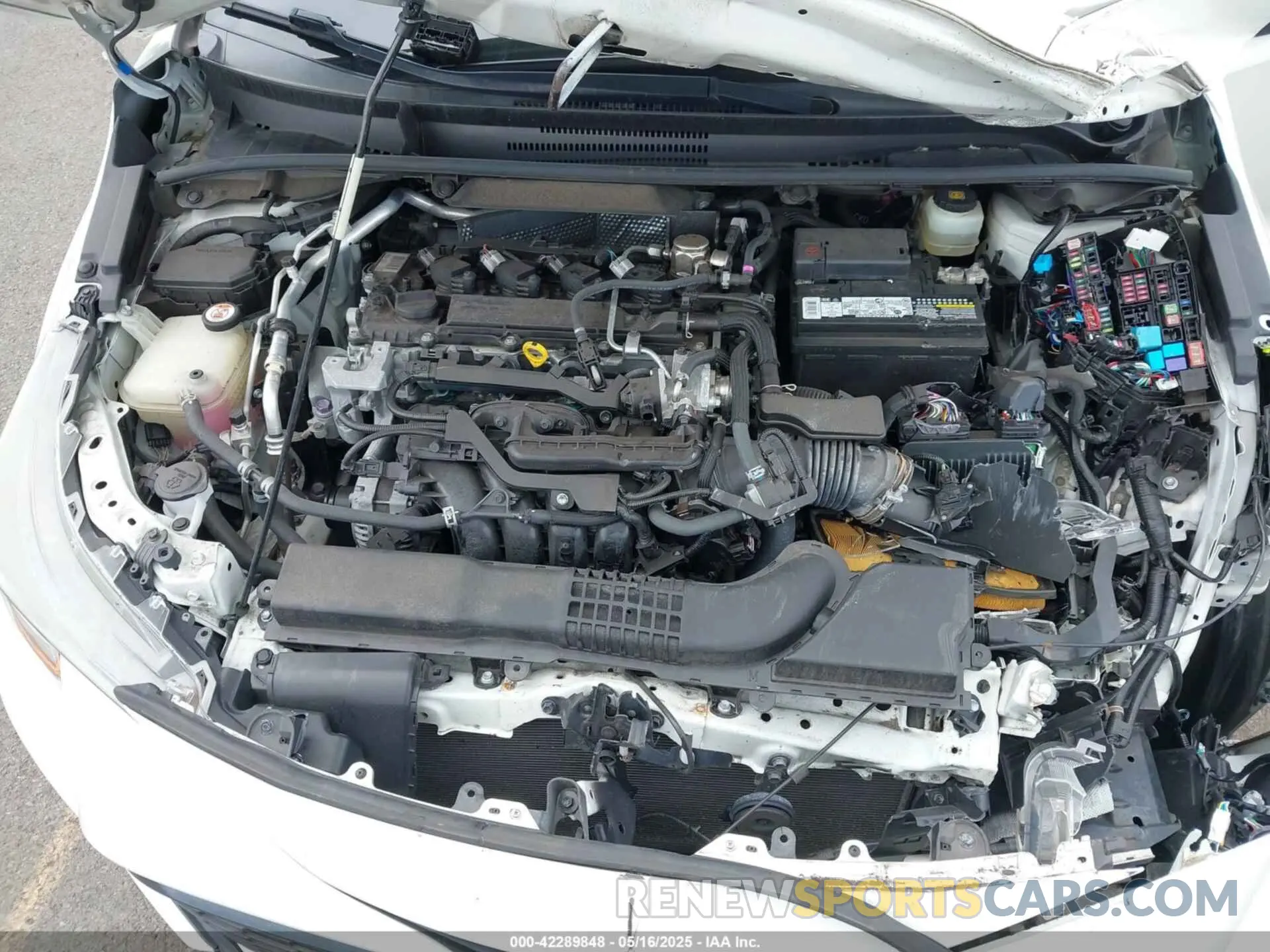 10 fotografías del automóvil dañado JTNK4RBE7K3056072 TOYOTA COROLLA 2019