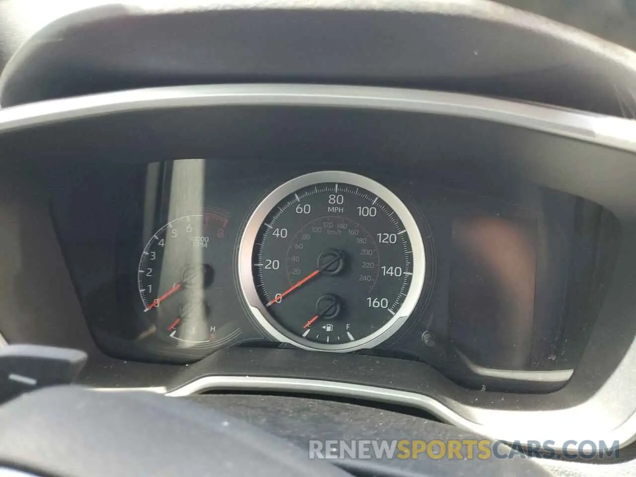 9 fotografías del automóvil dañado JTNK4RBE8K3013392 TOYOTA COROLLA 2019