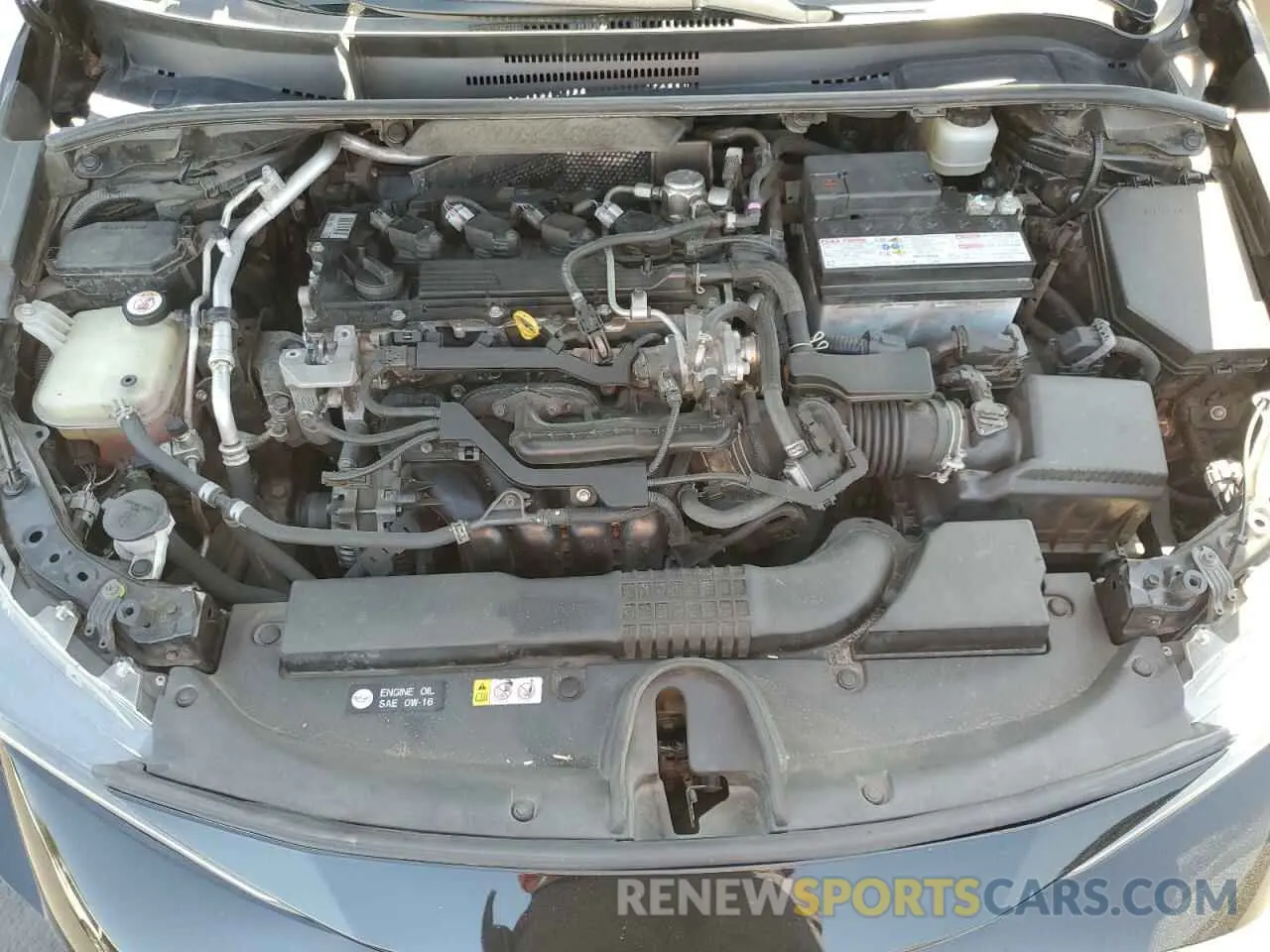 11 fotografías del automóvil dañado JTNK4RBE8K3015630 TOYOTA COROLLA 2019