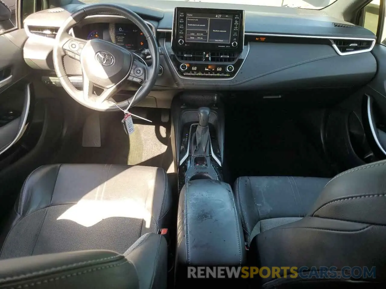 8 fotografías del automóvil dañado JTNK4RBE8K3015630 TOYOTA COROLLA 2019