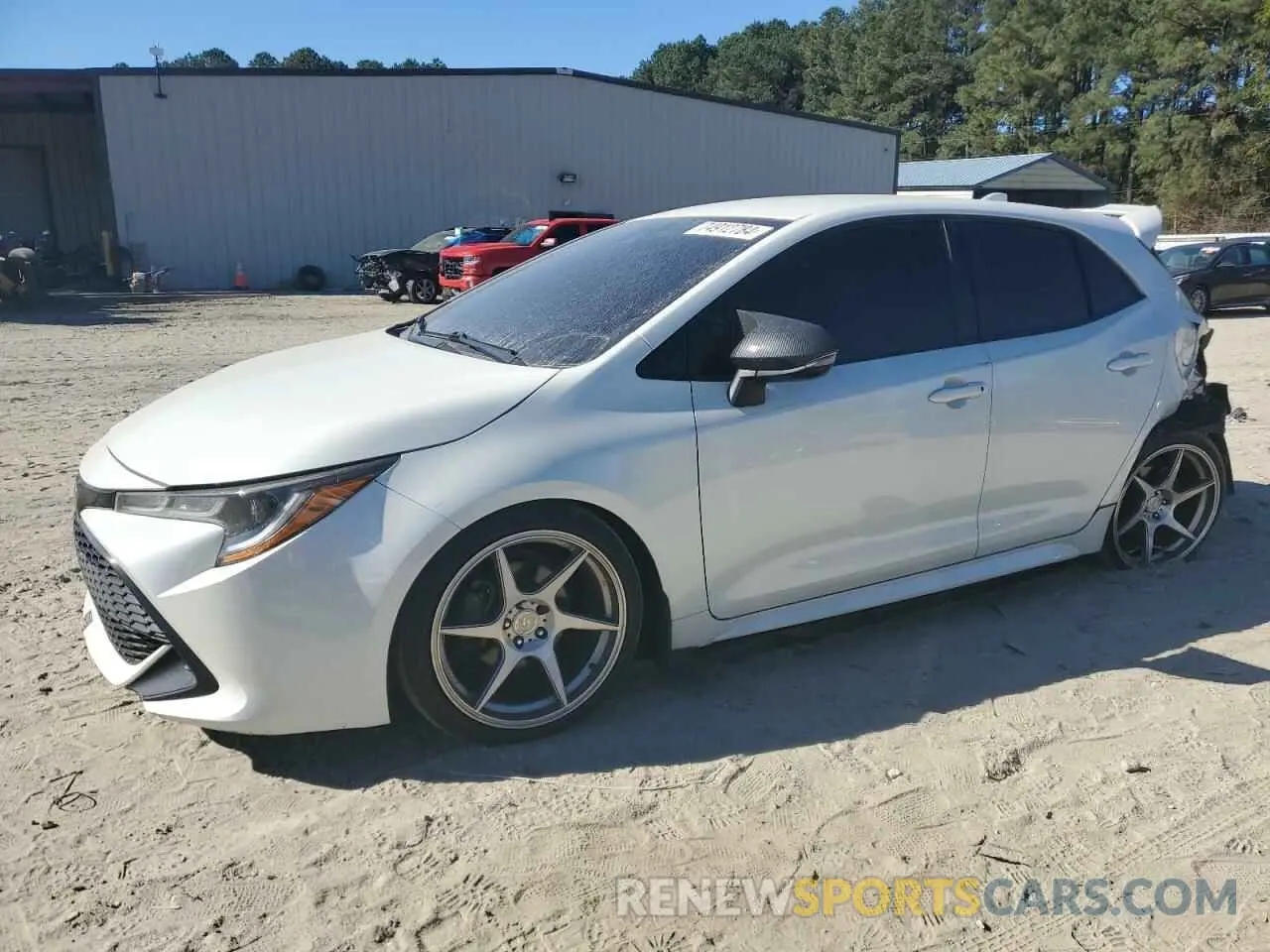 1 fotografías del automóvil dañado JTNK4RBE8K3017314 TOYOTA COROLLA 2019