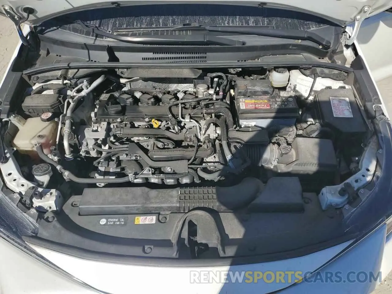11 fotografías del automóvil dañado JTNK4RBE8K3017314 TOYOTA COROLLA 2019