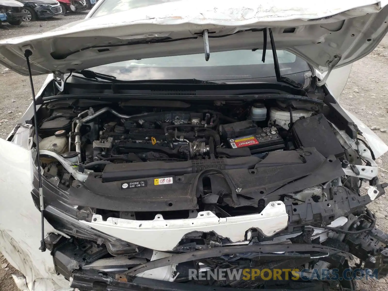 7 fotografías del automóvil dañado JTNK4RBE8K3024120 TOYOTA COROLLA 2019
