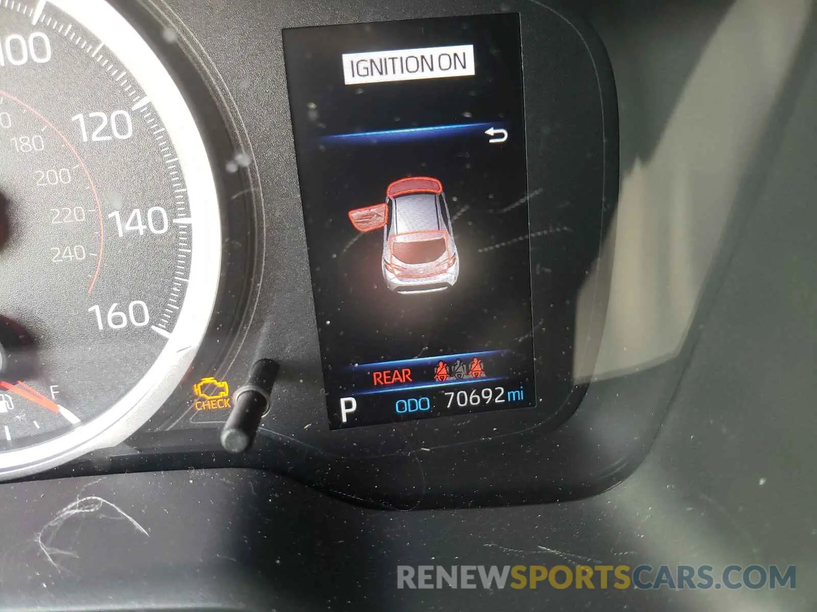8 fotografías del automóvil dañado JTNK4RBE8K3024120 TOYOTA COROLLA 2019