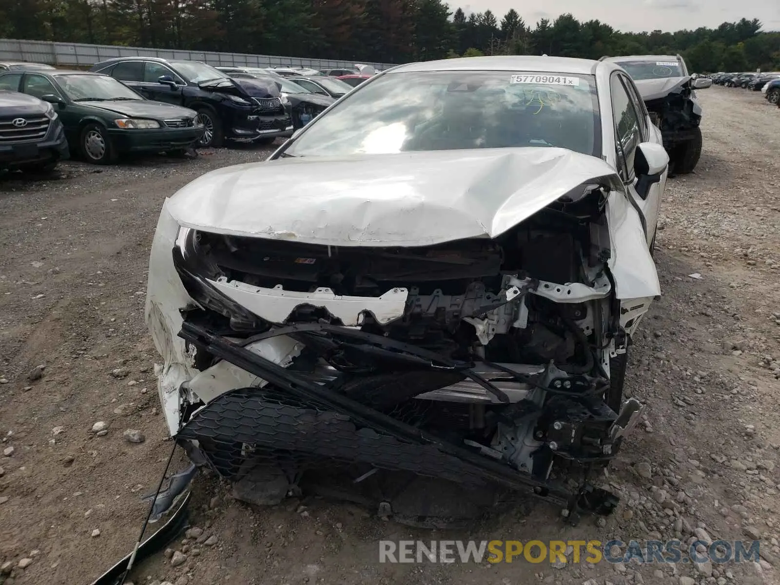 9 fotografías del automóvil dañado JTNK4RBE8K3024120 TOYOTA COROLLA 2019