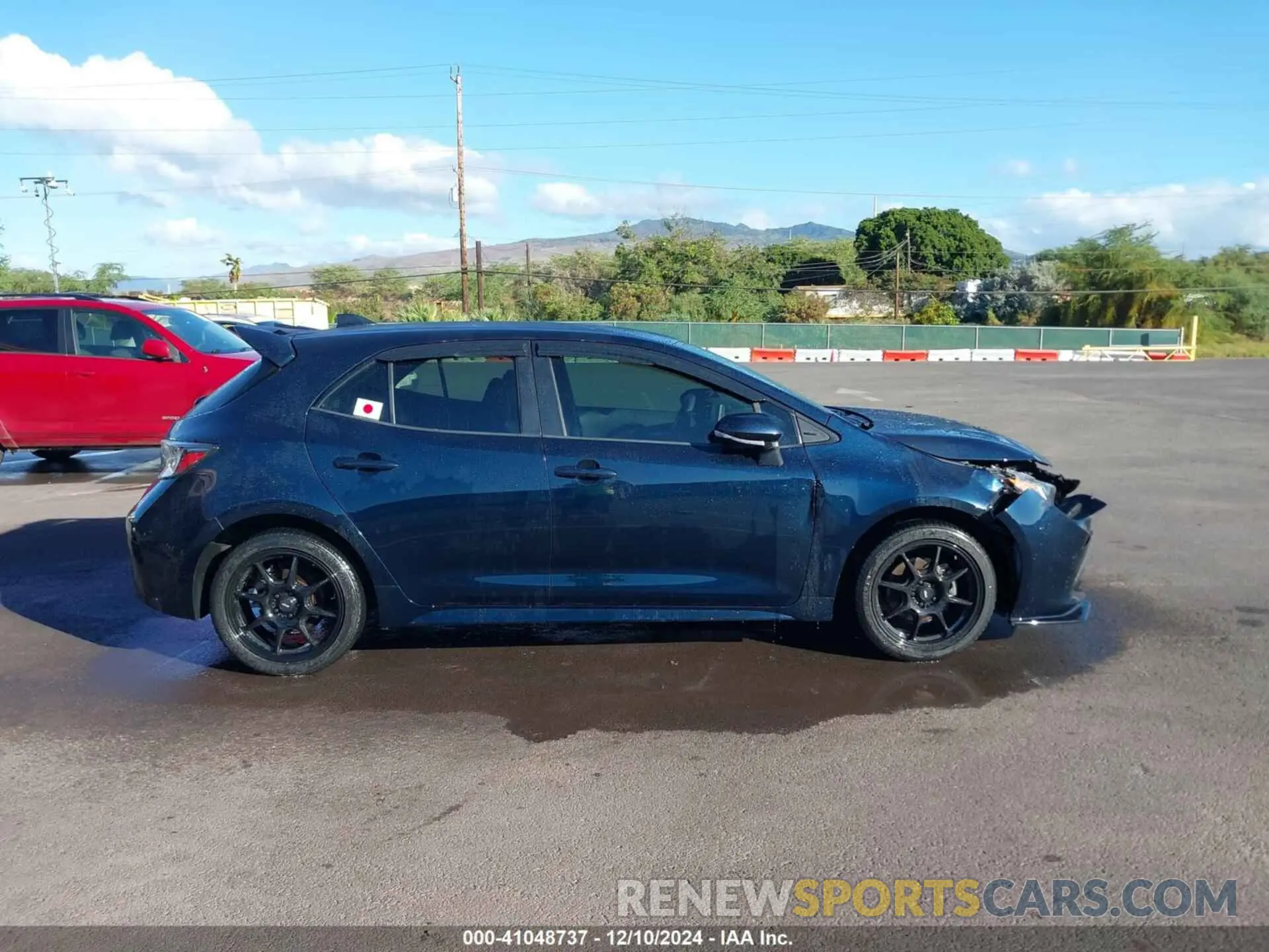 13 fotografías del automóvil dañado JTNK4RBE8K3035926 TOYOTA COROLLA 2019