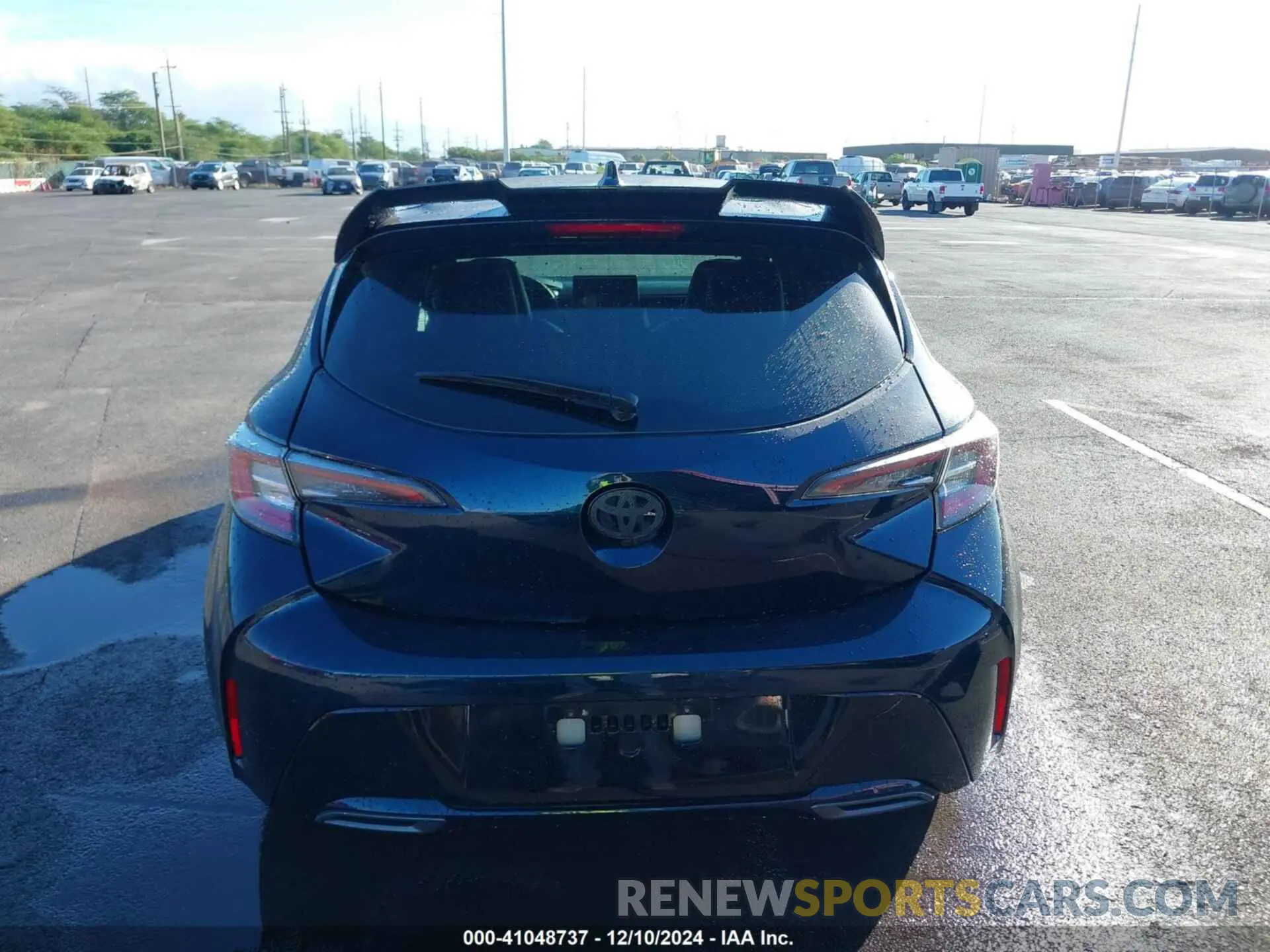 16 fotografías del automóvil dañado JTNK4RBE8K3035926 TOYOTA COROLLA 2019