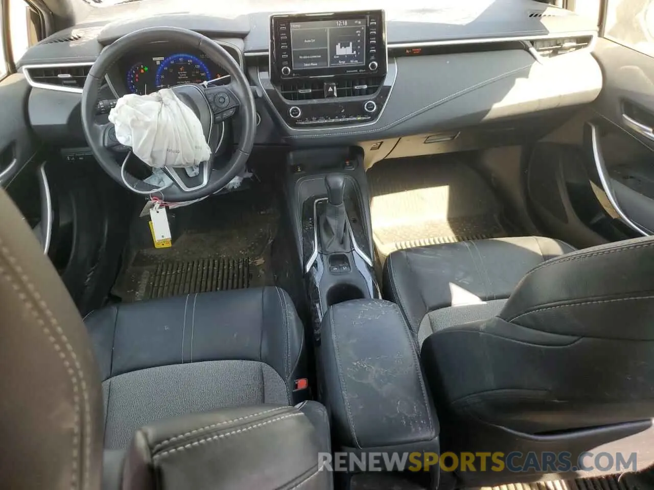 8 fotografías del automóvil dañado JTNK4RBE8K3049471 TOYOTA COROLLA 2019