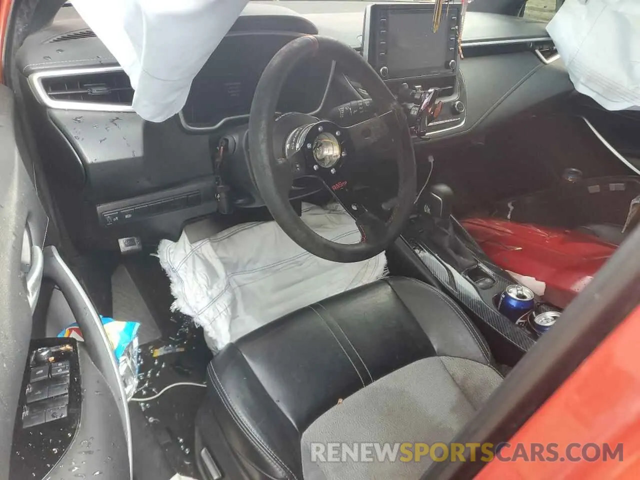 8 fotografías del automóvil dañado JTNK4RBE8K3052838 TOYOTA COROLLA 2019