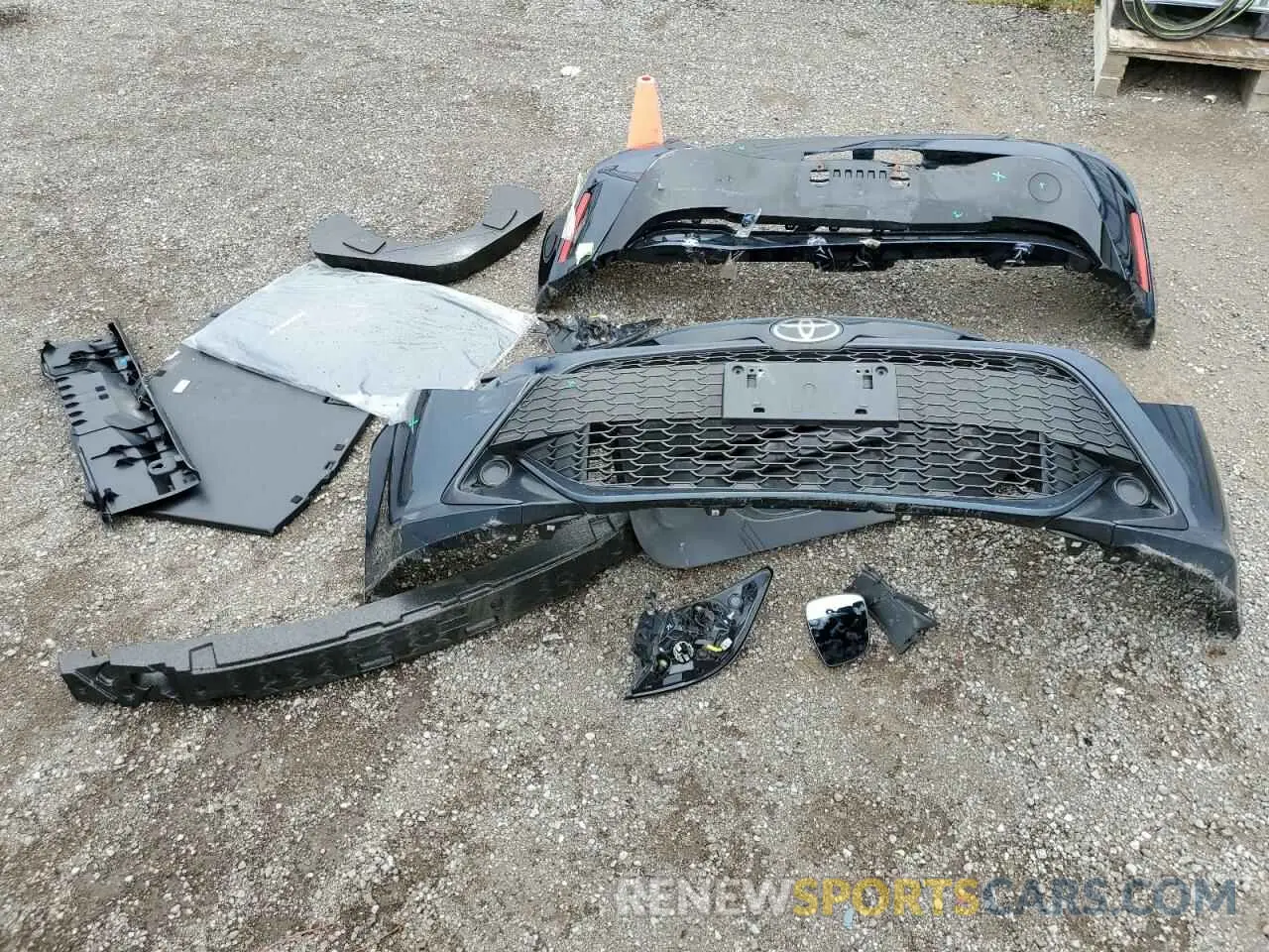 12 fotografías del automóvil dañado JTNK4RBE9K3003941 TOYOTA COROLLA 2019