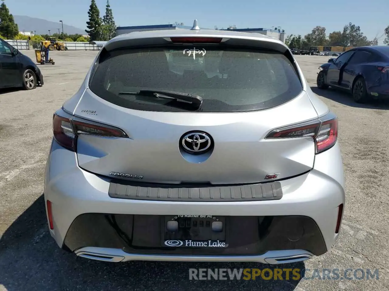 6 fotografías del automóvil dañado JTNK4RBE9K3012509 TOYOTA COROLLA 2019