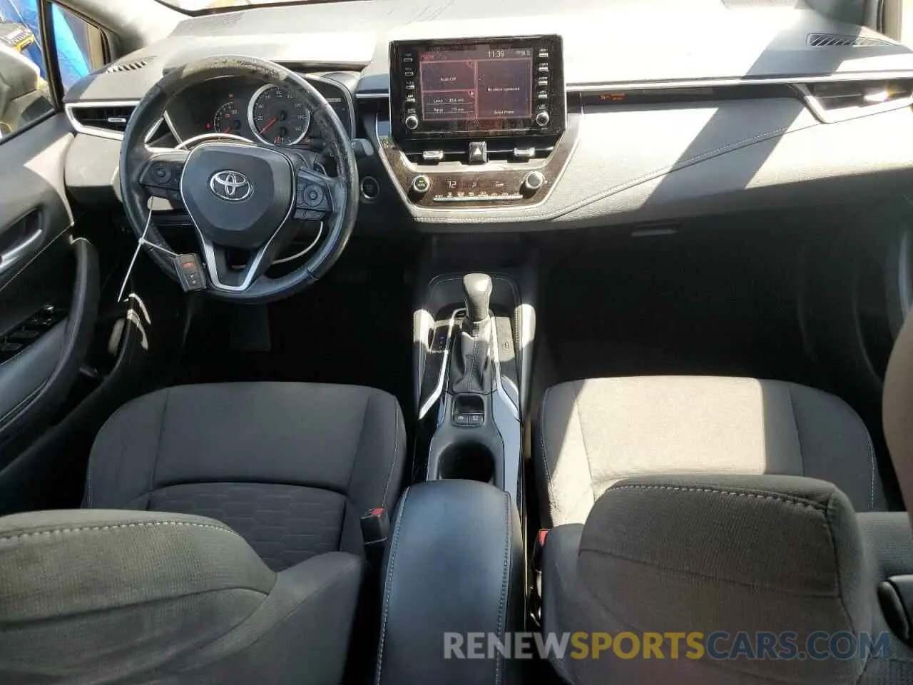 8 fotografías del automóvil dañado JTNK4RBE9K3012509 TOYOTA COROLLA 2019