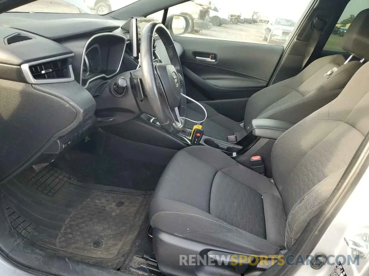 7 fotografías del automóvil dañado JTNK4RBE9K3022974 TOYOTA COROLLA 2019