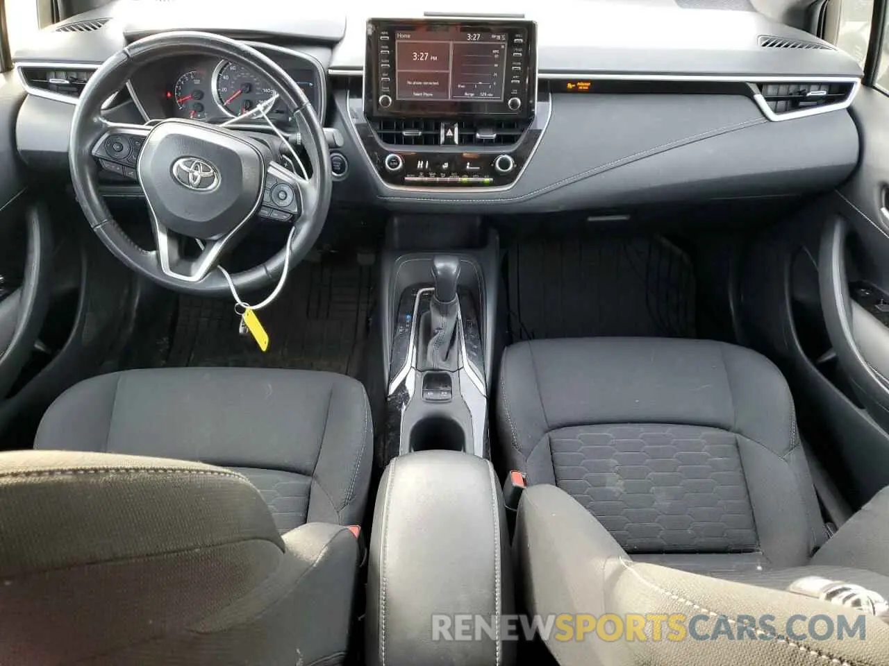 8 fotografías del automóvil dañado JTNK4RBE9K3022974 TOYOTA COROLLA 2019