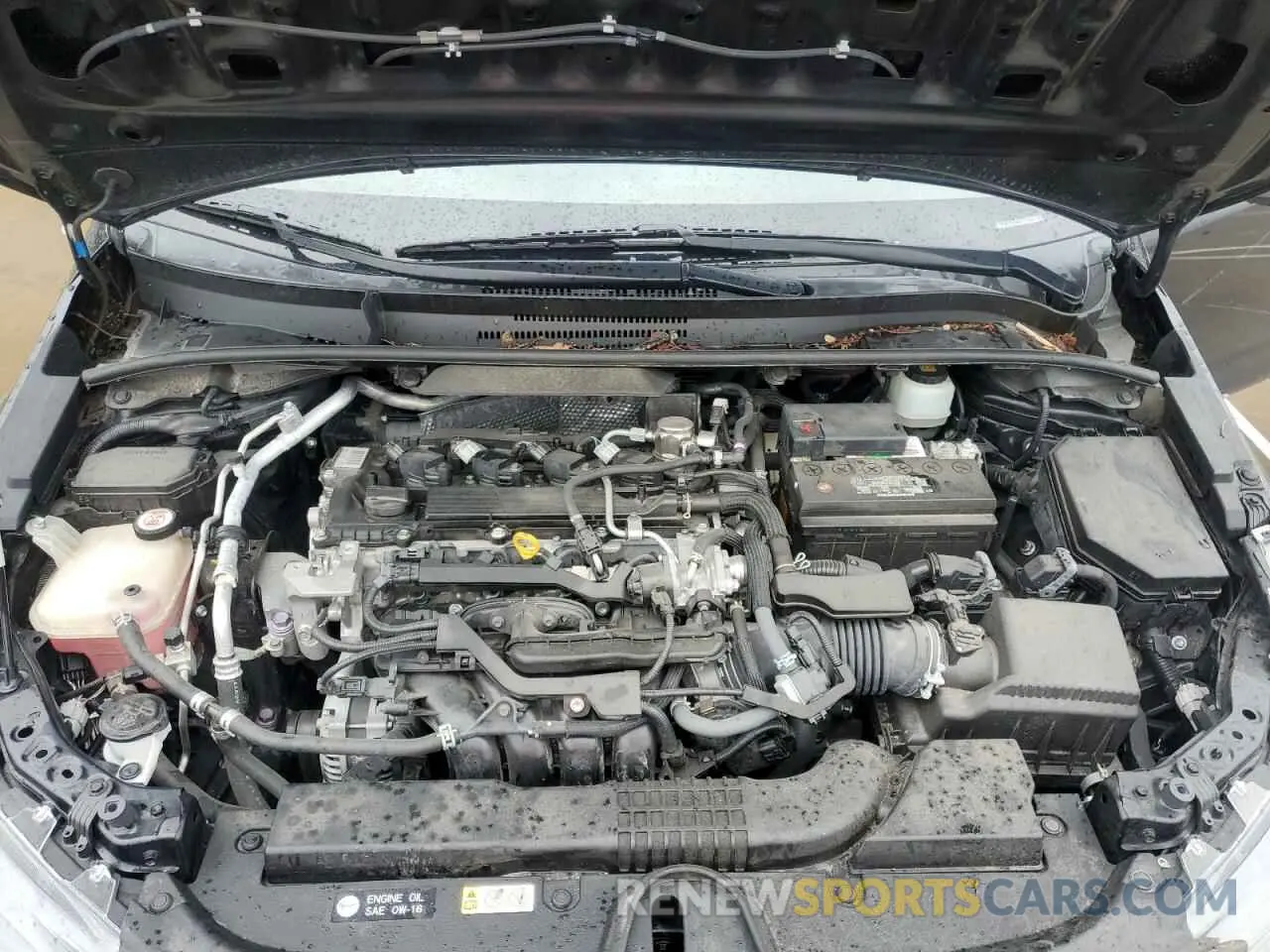 11 fotografías del automóvil dañado JTNK4RBE9K3027866 TOYOTA COROLLA 2019