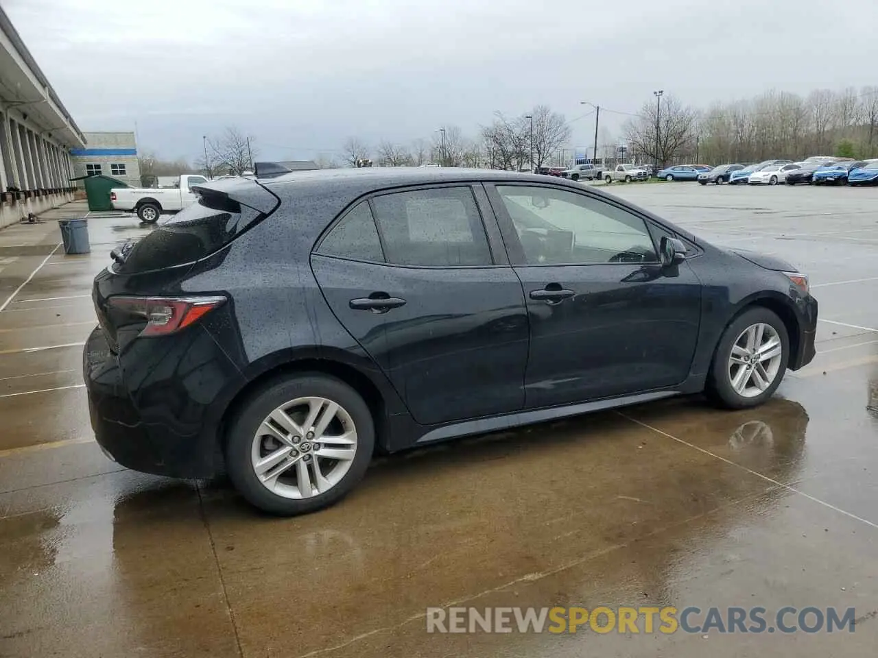 3 fotografías del automóvil dañado JTNK4RBE9K3027866 TOYOTA COROLLA 2019