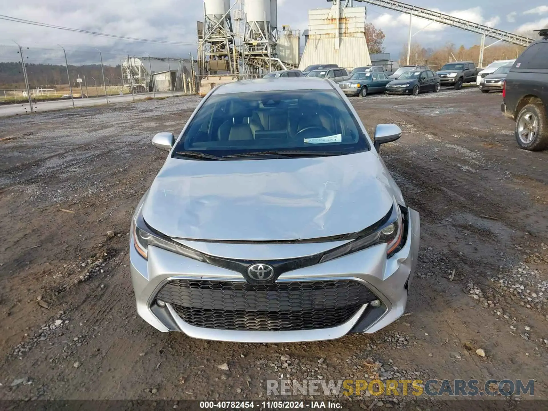 11 fotografías del automóvil dañado JTNK4RBE9K3037149 TOYOTA COROLLA 2019