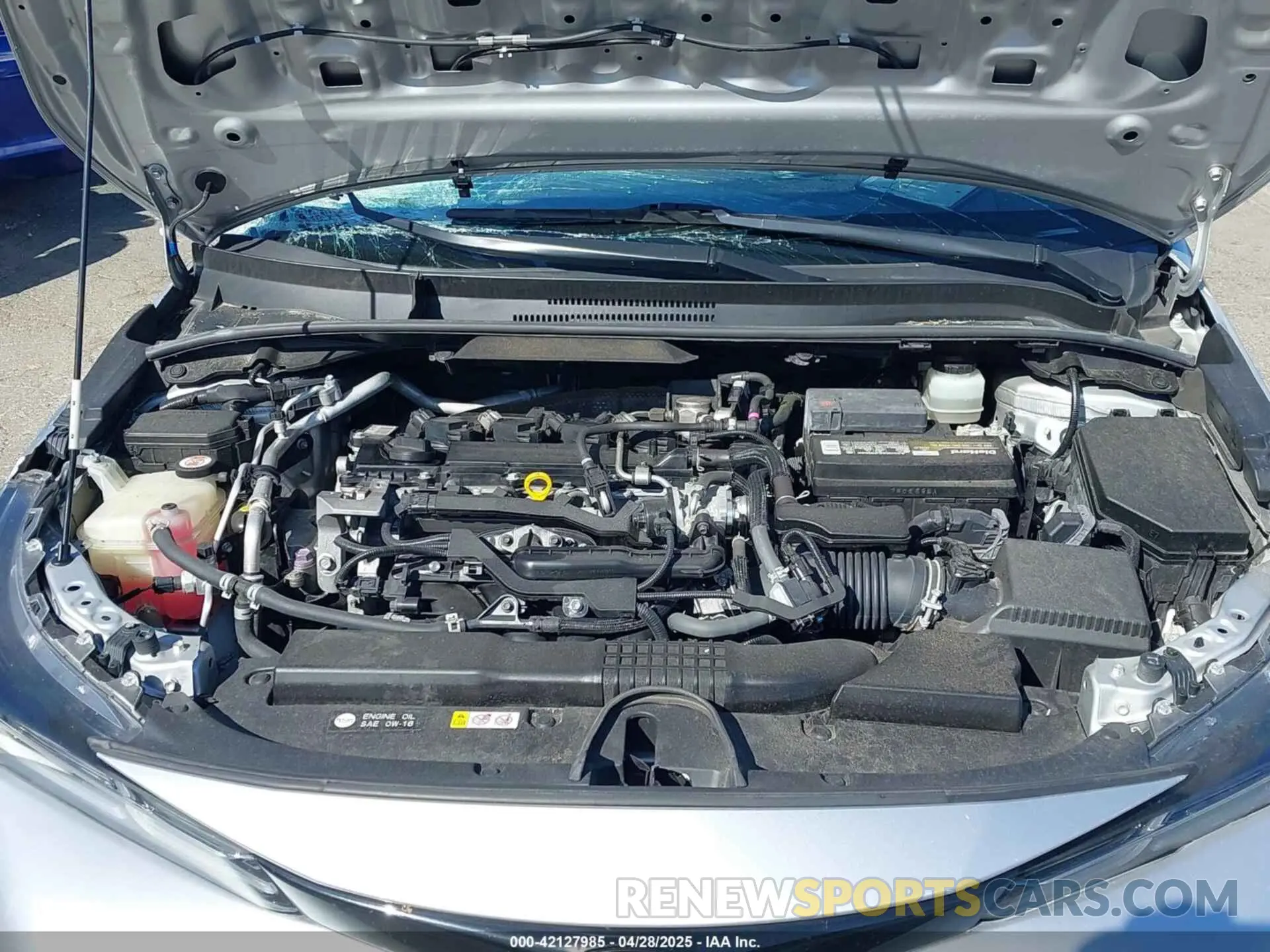 10 fotografías del automóvil dañado JTNK4RBE9K3037779 TOYOTA COROLLA 2019