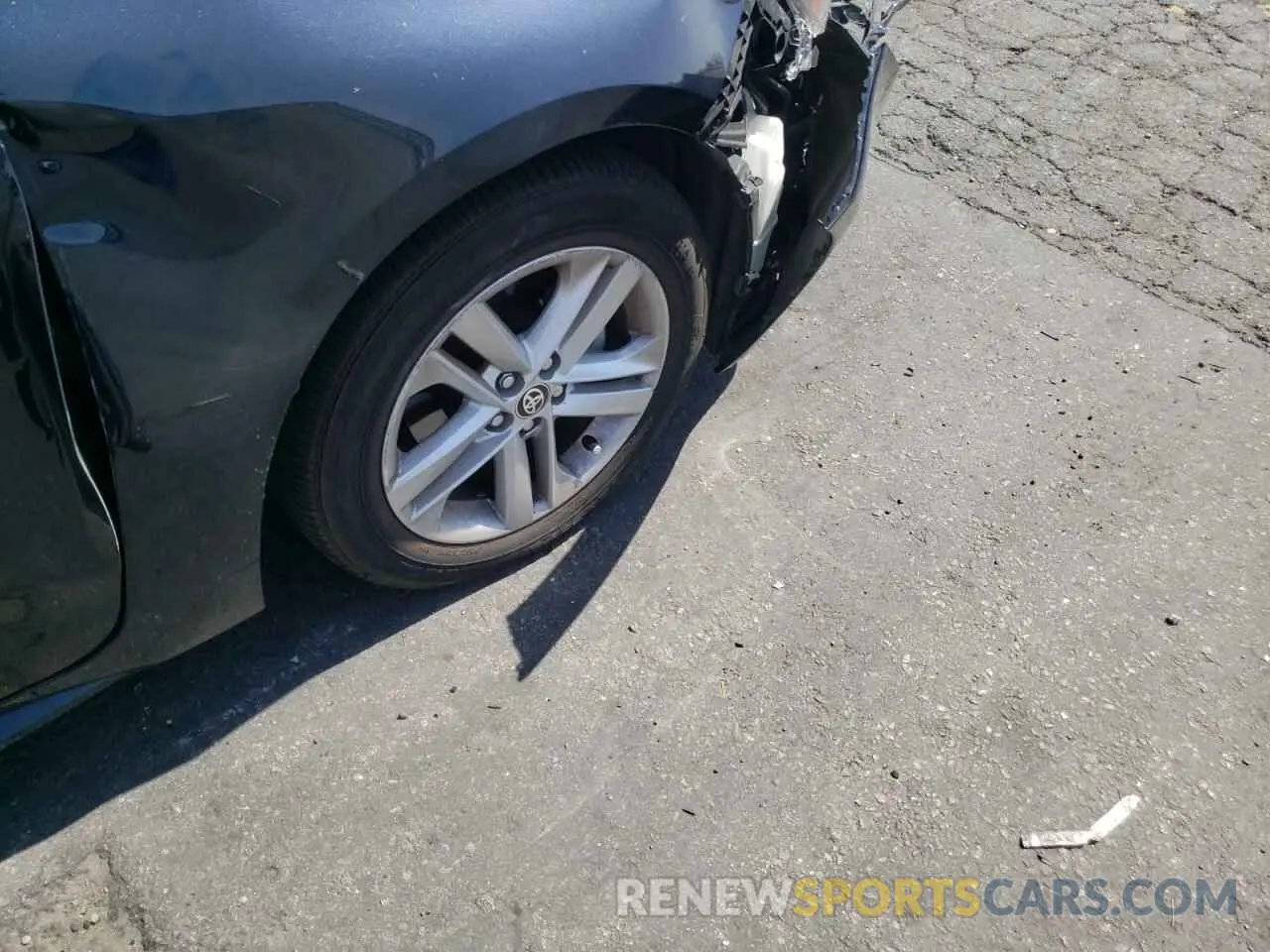 9 fotografías del automóvil dañado JTNK4RBE9K3047194 TOYOTA COROLLA 2019