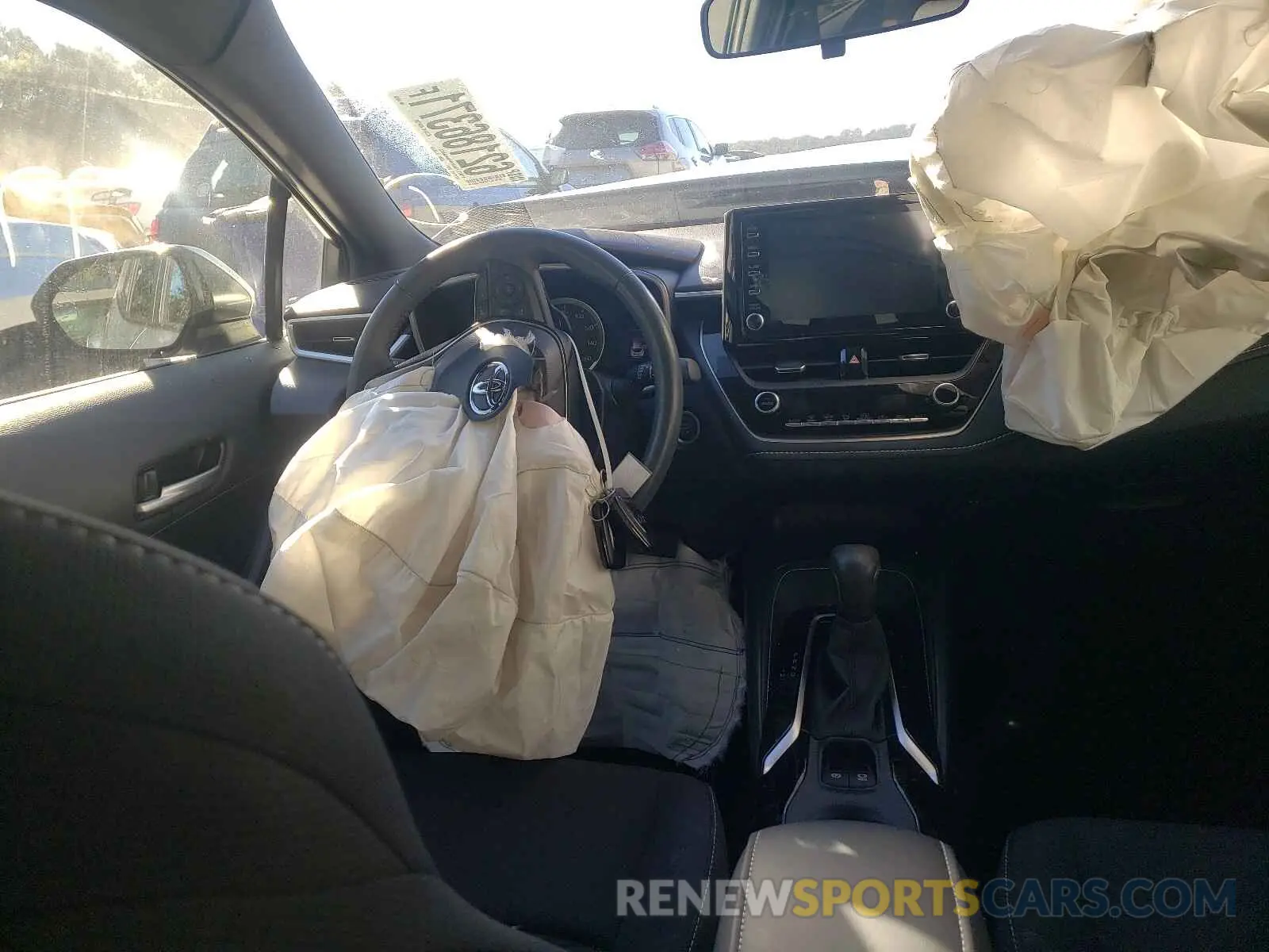 9 fotografías del automóvil dañado JTNK4RBE9K3048300 TOYOTA COROLLA 2019