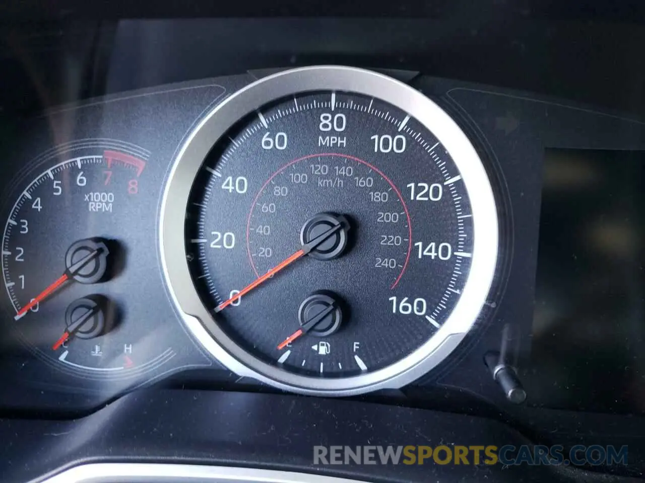 8 fotografías del automóvil dañado JTNK4RBE9K3068532 TOYOTA COROLLA 2019