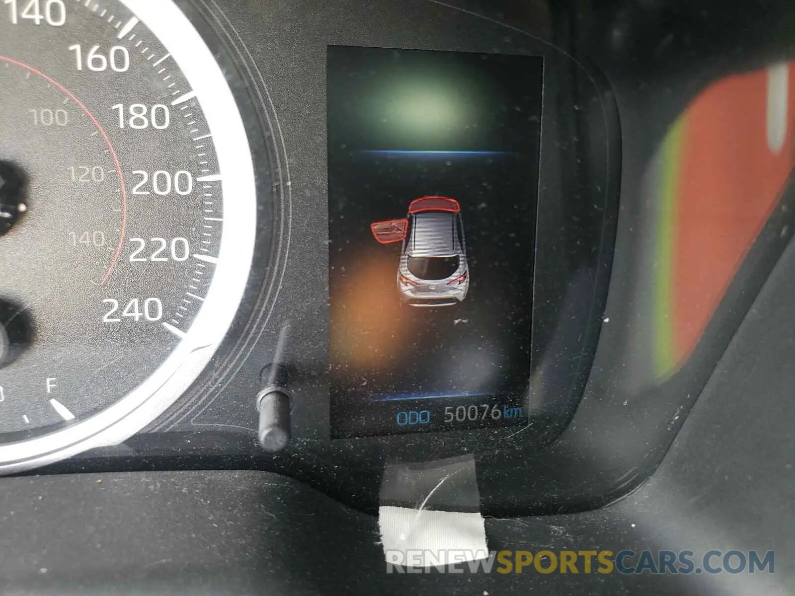 8 fotografías del automóvil dañado JTNK4RBEXK3001812 TOYOTA COROLLA 2019