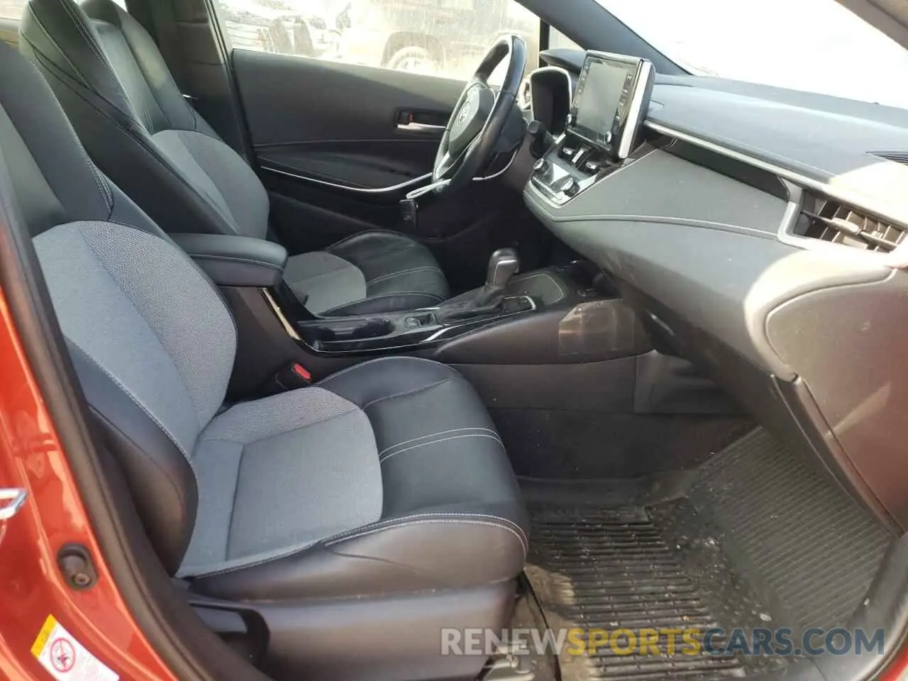 5 fotografías del automóvil dañado JTNK4RBEXK3002362 TOYOTA COROLLA 2019