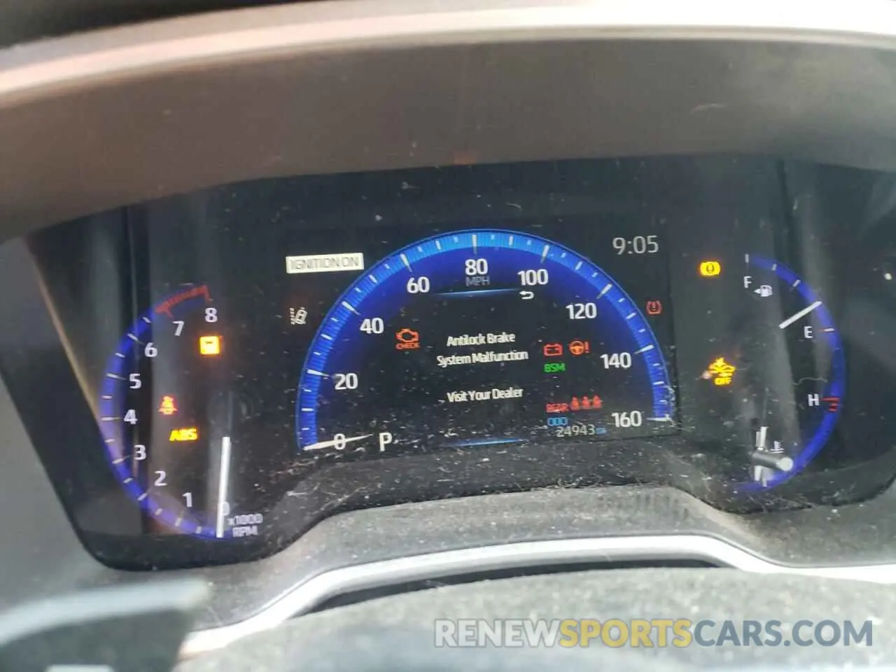 8 fotografías del automóvil dañado JTNK4RBEXK3002362 TOYOTA COROLLA 2019