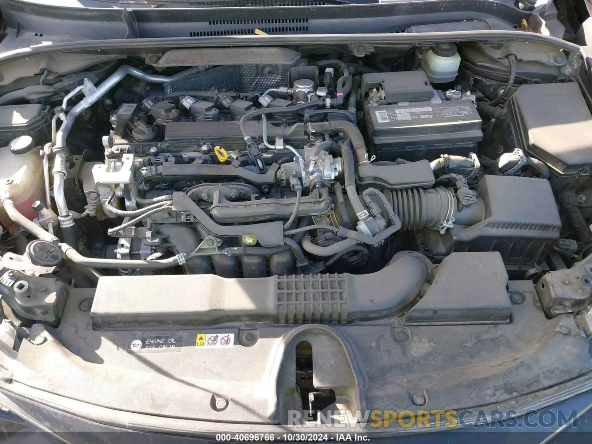 10 fotografías del automóvil dañado JTNK4RBEXK3004841 TOYOTA COROLLA 2019