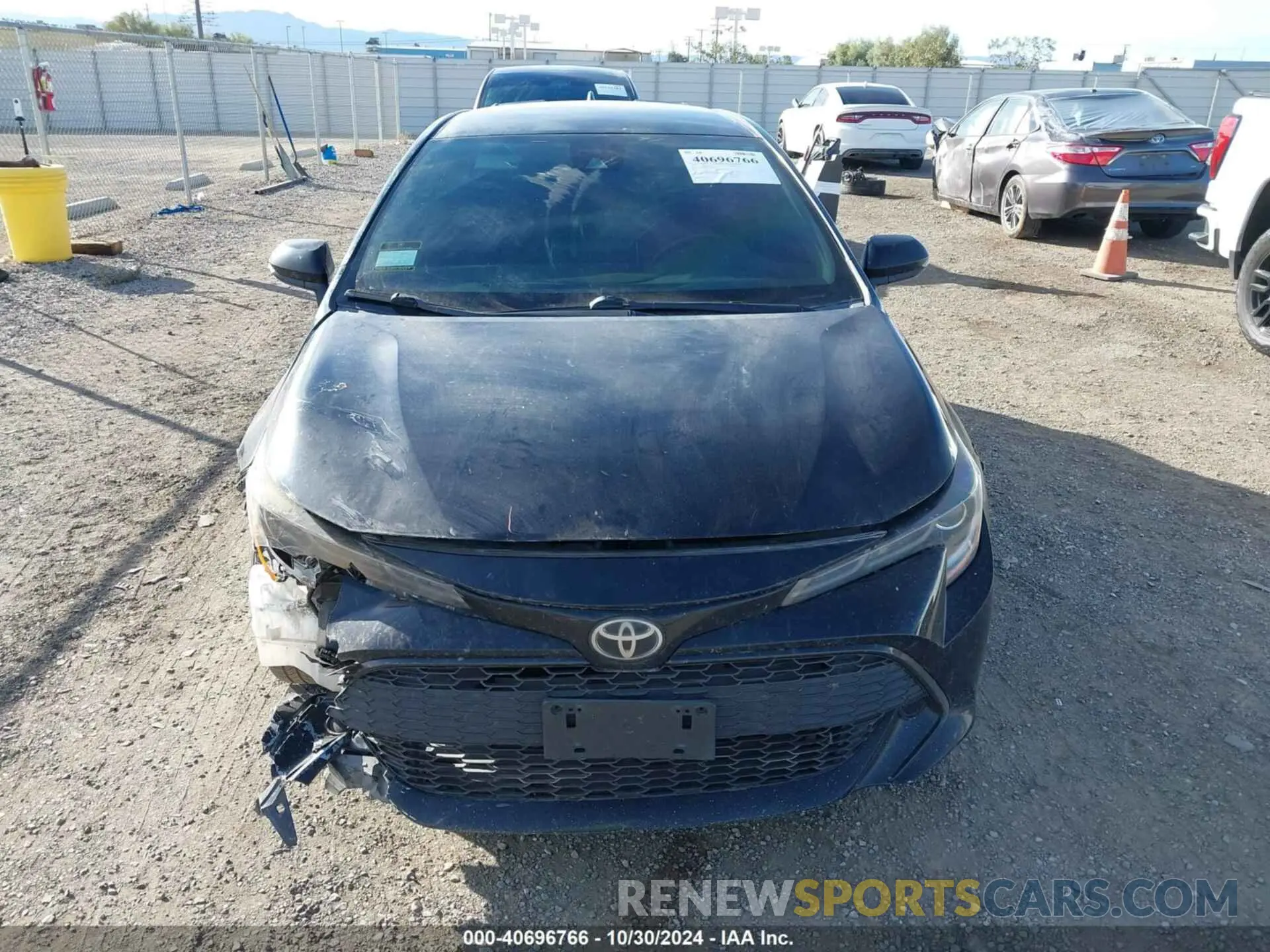 11 fotografías del automóvil dañado JTNK4RBEXK3004841 TOYOTA COROLLA 2019